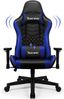 Hiazurm Gaming-Stuhl Gaming Stuhl, Bürostuhl Ergonomisch Wippfunktion bis zu 170° (Verstellbarem Lenden- & Kopfkissen, Gamer Stuhl 150kg Belastbarkeit), Verstellbarem Lenden- & Kopfkissen, Gamer Stuhl 150kg Belastbarkeit Bild 4