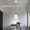 LED Pendelleuchte, Stahl weiß, H 110 cm Bild 3