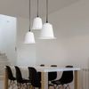 LED Pendelleuchte, Stahl weiß, H 110 cm Bild 5