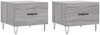 vidaXL Couchtische 2 Stk. Grau Sonoma 50x50x40 cm Holzwerkstoff 829393 Bild 2