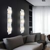 LED Wandleuchte, 3 Flammig, Chrom, Glas, H 46cm Bild 3
