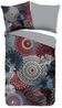 hip Flanell Bettwäsche 155x220 Makema Mandala Hirsch Blätter grau rot 33373 Bild 3