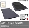 BLACK FOREST FOX Spannbettlaken VW T7 California Aufstelldach Lycra OEKO-TEX® Grau Camper Van, Baumwolle, Gummizug: rundum Bild 3