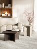 Selsey 'Qubeo' Couchtisch 42 cm, quadratisch mit Kreuzgestell, Kaschmirgrau Bild 2
