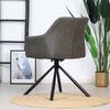 Bronx71 Esszimmerstuhl Leder Dex 180° drehbar Anthrazit - 6er Set Bild 4