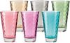 Leonardo OPTIC Trinkglas groß 300 ml farbig sortiert 6er Set Bild 4