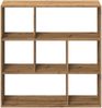 vidaXL Raumteiler-Bücherregal Artisan-Eiche 102x29x103,5 cm 858056 Bild 5