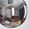 hofstein Hängeleuchte Rerto Hängelampe aus Metall/Glas in Schwarz/Rauchfarben für Esszimmer, ohne Leuchtmittel Bild 3