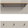 Garderobenpaneel >Slide< in kaschmir - 80x80x28cm (BxHxT) Bild 3