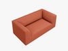 Micadoni Sofa Ruby 2-Sitzer Strukturierter Stoff Koralle Bild 3