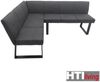 HTI-Living Eckbank Eckbank 152 x 192 cm Vemal kurzer Schenkel links (Stück, 1-St, 1 Eckbank), Sitzbank Polsterbank Kunstlederbezug Metallgestell Bild 5