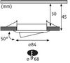 Paulmann No. 94472 LED Einbauleuchte Nova rund 3x6W schwarz schwenkbar dimmbar IP23 Bild 3