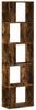 vidaXL Bücherregal 5 Böden Räuchereiche 45x23,5x162,5 cm Holzwerkstoff 852784 Bild 2