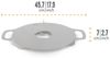 Petromax 'Atago' Grillplatte, Stahl grau, 38,3 x 45,7 x 0,3 cm Bild 2