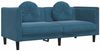 vidaXL 2-tlg. Sofagarnitur mit Kissen Blau Samt 3209265 Bild 4