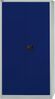 Bisley 'Universal' Flügeltürenschrank, Oxfordblau / Lichtgrau, 180,6 x 40 x 91,4 cm, 3 verzinkte Fachböden Bild 2