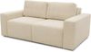 DOMO. collection Sofa 700 029, 2-Sitzer Couch mit Schlaffunktion und Federkernpolsterung, lose Rückenkissen, Polstergarnitur, 192 x 116 x 85 cm (BxTxH), beige Bild 3