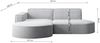 Kaiser Möbel Ecksofa Designer MODENA STUDIO L stoff Poso, Neve, Quelle Bild 3