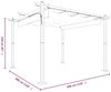 vidaXL Pavillon mit Ausziehbarem Dach 3x3 m Creme 318534 Bild 5