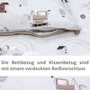 TupTam Kinderbettwäsche TupTam Kinder Bettwäsche Gemustert 2-Teilig Wendebettwäsche Bild 3