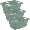 ROTHO Wäschekorb Flowers 3er-Set Wäschekorb 50l, Kunststoff (PP) BPA-frei Bild 5