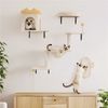 Yaheetech Katzen-Kletterwand Katzenmöbel-Set 4 teilig, mit Katzenhöhle & Katzenliege & Plattformen & Katzenkorb Bild 5