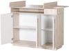 roba Wickelkommode Elva - Babykommode mit 3 Türen, offenen Fächern & Soft-Close - Abnehmbarer Wickelaufsatz & ergonomische Wickelhöhe 93 cm - Möbelstück für Babyzimmer - Cashmere / Virginia Chestnut Bild 3