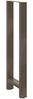 vidaXL Bartischbeine Naturstahl 2 Stk. 40x(110-111) cm Stahl 4013351 Bild 4