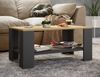 VCM Beistelltisch & Couchtisch Dalus 918842 Anthrazit / Honig-Eiche H. 41 x B. 90 x T. 53 cm Bild 3