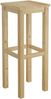 Barhocker Kiefer Massivholz , 80,0 cm, Naturbelassen Bild 2