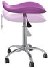 vidaXL Friseur Rollhocker Lila Kunstleder 323691 Bild 5