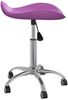 vidaXL Friseur Rollhocker Lila Kunstleder 323691 Bild 3