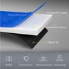 HOMCOM Trampolin-Abdeckplane Ersatz 3 Größen 3 Farben (Randabdeckung für Trampolin, 1-St, Trampolin Sicherheit Schutz), für Trampolin, Blau Bild 4