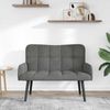 vidaXL Zweisitzer Sofa Dunkelgrau 115 x 61 x 87 cm Samt 42028941 Bild 3