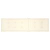 vidaXL '314175' Liegestuhl-Auflage, Oxford-Gewebe, creme, (75+105)x 50 x 3 cm Bild 5