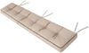Bjird Bankauflage Auflage für Gartenbank 120x40, 120x50, 150x40, 150x50, 180x40, 180x50, UV-bestädig, wetterfest, 8 cm dicke Polsterung, Made in EU Bild 5