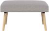 vidaXL Bank Uni Hellgrau 80 x 40 x 46 cm Bouclé 42038405 Bild 5
