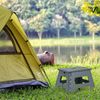 Relaxdays 4 x Klapphocker faltbar M dunkelgrau Bild 2
