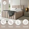 Best for Home Boxspringbett mit Bettkasten Trinity K10 Lux, mit Bettkasten, inkl. 7 cm Topper (140x200 160x200 180x200 200x200 cm), Verschiedene Liefermöglichkeiten, TOP Preis-Leistungs-Verhältnis Bild 3