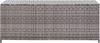 vidaXL Garten-Auflagenbox Grau 150x50x60 cm Poly Rattan 46462 Bild 4