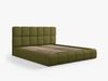 Micadoni Stauraumbett mit Kopfteil Bellis Boucle Baloo Dunkel-Olivgrün 160x200 Bild 2