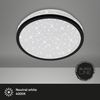 Briloner LED Deckenleuchte Nigra schwarz Ø 21,7 cm mit Sternenhimmel Bild 5