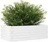 vidaXL Pflanzkübel Weiß 70x40x23 cm Massivholz Kiefer 847219 Bild 4