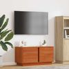 vidaXL TV-Schränk Wachsbraun 80 x 35 x 40,5 cm Massives Kiefernholz 867157 Bild 4
