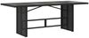 vidaXL Gartentisch mit Glasplatte Schwarz 190x80x74 cm Poly Rattan 365304 Bild 2