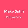 Janine Mako Satin Bettwäsche 2 teilig Bettbezug 155x220 cm Kopfkissenbezug 80x80 cm J. D. 87024-7-512 braun anthrazit Bild 3
