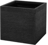 Blumentopf schwarz quadratisch 40 x 40 x 38 cm PAROS Bild 4