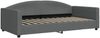 vidaxl Tagesbett Ausziehbar mit cm (Farbe:, Dunkelgrau, 200x200 cm, Stoff (100 % Polyester), Metall, Massivholz Bild 4