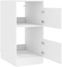 vidaXL Wäscheschrank mit Speicher Weiß 50 x 68 x 102 cm Holzwerkstoff 3422800 Bild 5