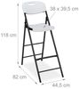 Relaxdays Klappbare Barhocker 2er Set Bild 5